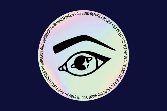 Marli eye sticker