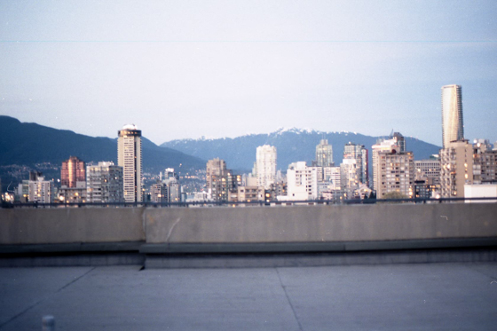 Downtown Vancouver skyline from Cole's roof